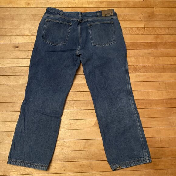 Duluth Trading Company Jeans Men’s Size 40x30 Medium Wash Relaxed Fit Flannel - Picture 12 of 15